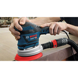 Bosch GEX 40-150 PROFESSIONAL Levigatrice a disco 12000 Giri/min 24000 OPM Nero, Blu, Grigio, Rosso 400 W