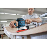 Bosch GEX 40-150 PROFESSIONAL Levigatrice a disco 12000 Giri/min 24000 OPM Nero, Blu, Grigio, Rosso 400 W