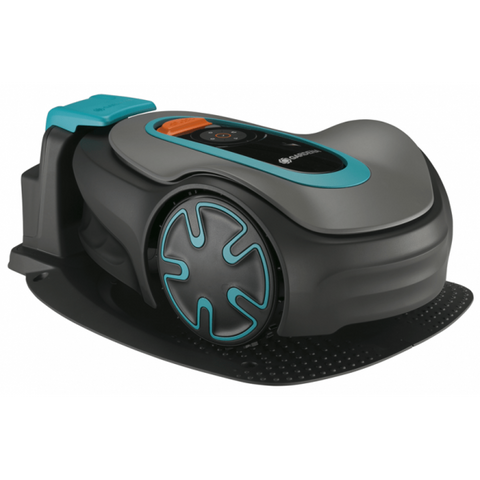 Gardena SILENO minimo Tagliaerba robotizzato Batteria Nero, Blu