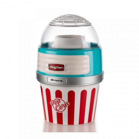 ARIETE 2957 POP CORN MAKER XL PARTY TIME MACCHINA PER POP CORN 1.100 W COTTURA AD ARIA CALDA AZZURRO