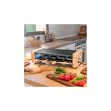 Cecotec Cheese&Grill 8200 Wood Black griglia per raclette 8 persona(e) 1200 W Nero, Legno