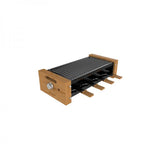 Cecotec Cheese&Grill 8200 Wood Black griglia per raclette 8 persona(e) 1200 W Nero, Legno