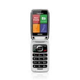 CELLULARE BRONDI CONTENDER 3" RADIO FM SMS FOTOCAMERA DUAL SIM BLACK SILVER SENIOR PHONE