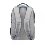 RIVACASE ZAINO PER NOTEBOOK DA 17" IN POLIESTERE 30X48X15 CM 6 SCOMPARTI BLU GRIGIO