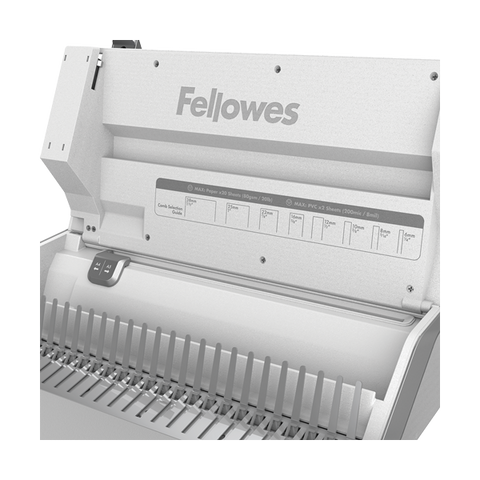 Fellowes lowes Lyra 3 in 1 Binding Centre DD 300 fogli Grigio, Bianco