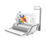 Fellowes lowes Lyra 3 in 1 Binding Centre DD 300 fogli Grigio, Bianco