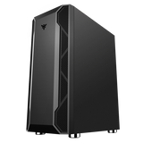 ITEK VERTIBRA X210 CASE MIDDLE TOWER GAMING ATX MICRO ATX MINI-ITX PANNELLO LATERALE IN VETRO TEMPERATO 2xUSB 3.0 1x12CM VENTOLA ARGB BLACK
