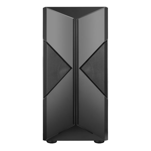 ITEK SPACIRC XO MIDDLE TOWER GAMING ATX MICRO ATX MINI-ITX PANNELLO LATERALE IN VETRO TEMPERATO FRONTALE ABS E TRAFORATO 2xUSB 3.0 2x12CM VENTOLE ARGB BLACK
