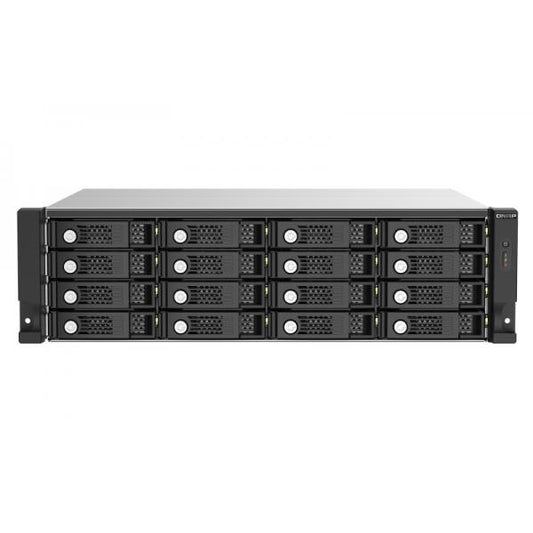QNAP TL-R1620SEP STORAGE CHASSIS RACK 3U 16BAY HDD/SSD 2.5"/3.5" INTERFACCIA SAS-3/SATA III COLORE NERO/GRIGIO