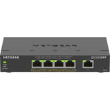 NETGEAR 5-Port Gigabit Ethernet High-Power PoE+ Plus Switch [GS305EPP] Gestito L2/L3 Gigabit Ethernet [10/100/1000] Supporto Power over Ethernet [PoE] Nero (NETGEAR Plus GS305EPP - switch - 5 por)