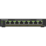 NETGEAR Switch PoE+ Plus Gigabit Ethernet de 8 puertos [GS308EP] Gestito L2/L3 Gigabit Ethernet [10/100/1000] Supporto Power over Ethernet [PoE] Nero (Netgear 8Port Switch 10/100/1000 GS308EP) 