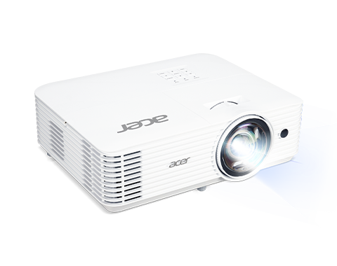 Acer Home H6518STi Proiettore a corto raggio 3500 ANSI lumen DLP 1080p [1920x1080] Compatibilit 3D Bianco (H6518STI DLP 3D 1080P 3500LM HDMI)