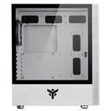 CASE ITEK M.TOWER "VERTIBRA S210W" GAMING 2*USB3, 12CM FAN ARGB, TRASP WIND, WHITE EDITION - ITGCAVS210W