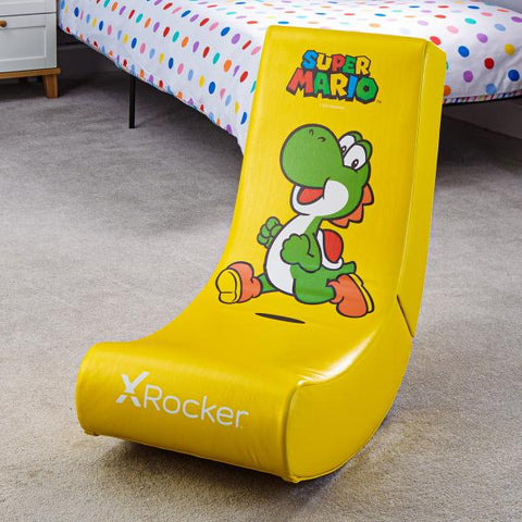 X Rocker Video Rocker - Yoshi Sedia da gioco per console Verde, Giallo