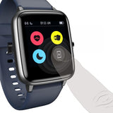 Hama Fit Watch 4900 LCD 3,3 cm (1.3") Braccialetto per rilevamento di attività Nero, Blu IP68