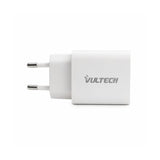 VULTECH CARICATORE ADATTATORE UNIVERSALE USB 3.0 QUICK CHARGE BIANCO