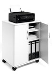 Durable 311502 armadietto per ufficio (Durable Multi Function Storage Trolley 74x53cm Closed with Doors White - 311502 DD)