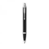 PARKER IM BLACK PENNA A SFERA PUNTA M FUSTO NERO OPACO PUNTALE CROMATO INCHIOSTRO BLU CONFEZIONE REGALO