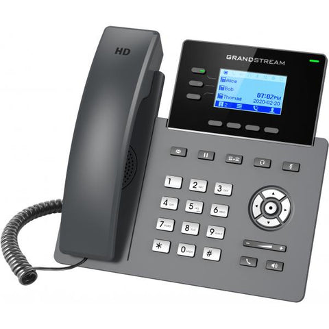 Grandstream GRP2603 - VoIP-Telefon - fnfwegig Anruffunktion - SIP, RTCP, RTP, SRTP, RTCP-XR - 3 Leitungen (GRP-2603)