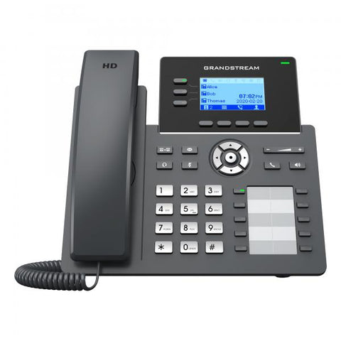 Grandstream Networks GRP2604 telefono IP Nero 3 linee LCD