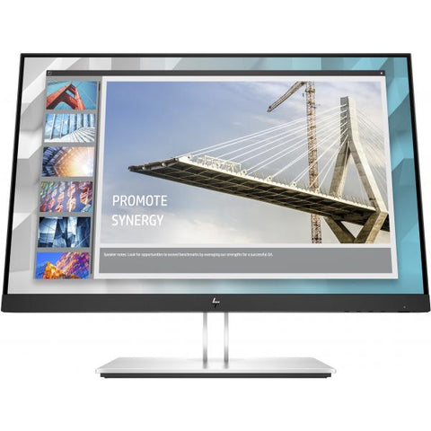 HP E24i G4 E-SERIES 24" LED IPS WUXGA 1920 x 1200 16:10 250 CD/mq 1000:1 5ms USB HDMI VGA DISPLAYPORT NERO ARGENTO