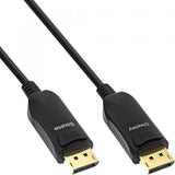 *** InLine Cavo DisplayPort 1.4 AOC, 8K4K, nero, 25m