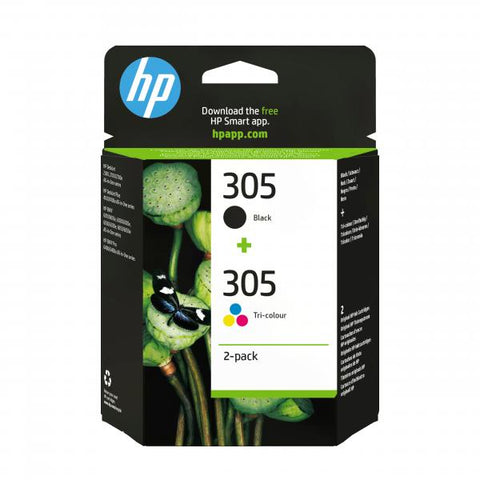 HP 305 MULTIPACK CMYK ENVY 6010 120 PAG/100PG COLORE 6ZD17AE