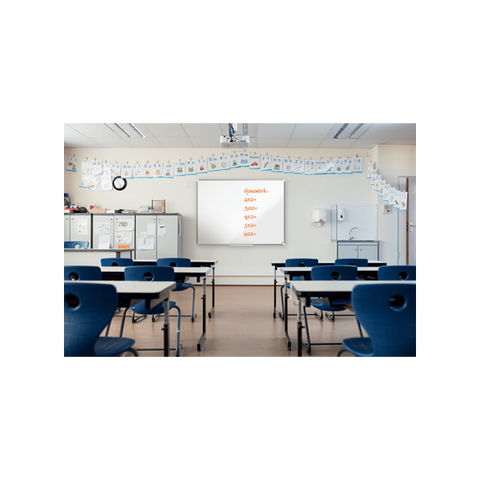 Nobo Premium Plus lavagna 871 x 562 mm Melammina (Nobo 1915167 Premium Plus Melamine Whiteboard 900x600mm)