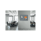 Nobo Premium Plus bacheca per appunti Interno Blu Alluminio (Nobo 1915193 Premium Plus Blue Felt Notice Board 2400x1200mm)