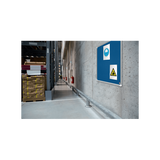 Nobo Premium Plus bacheca per appunti Interno Blu Alluminio (Nobo 1915193 Premium Plus Blue Felt Notice Board 2400x1200mm)