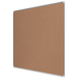 Nobo Premium Plus bacheca per appunti Interno Marrone Alluminio (Nobo 1915185 Premium Plus Cork Notice Board 2000x1000mm)