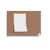Nobo Premium Plus bacheca per appunti Interno Marrone Alluminio (Nobo 1915185 Premium Plus Cork Notice Board 2000x1000mm)