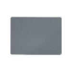Nobo 1915196 bacheca per annunci Bacheca fissa Grigio Feltro (Nobo 1915196 Premium Plus Grey Felt Notice Board 1200x900mm)