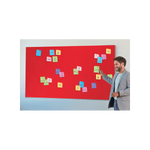 Nobo Impression Pro bacheca per appunti Interno Rosso (Nobo 1915423 Impression Pro 1880x1060mm Widescreen Red Felt Notice Board)