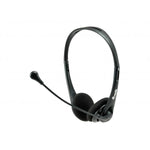 CONCEPTRONIC CUFFIA CON MICROFONO STEREO FUNZIONE MUTE JACK 3.5mm CAVO 1.8 MT NERO