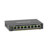 NETGEAR GS308EP Gestito L2/L3 Gigabit Ethernet [10/100/1000] Supporto Power over Ethernet [PoE] Nero (8PT GE PLUS SWCH W/ POE+ - )