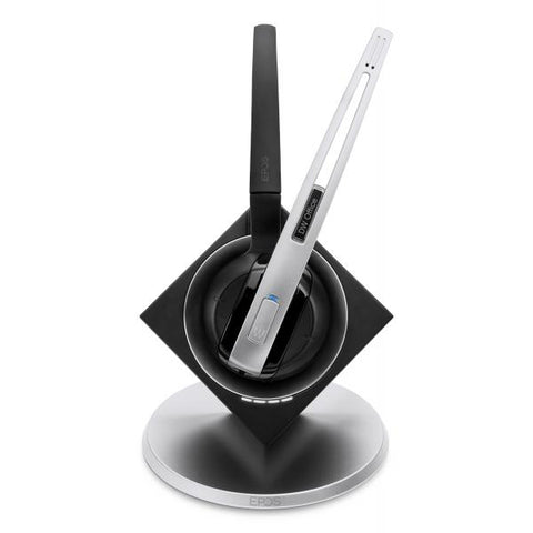 EPOS SENNHEISER IMPACT DW Office ML - EU Cuffia Aggancio, Padiglione auricolare, Passanuca Nero, Argento