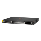 HPE ARUBA 6100 48G SWITCH GESTITO L3 48 x 10/100/1000 (PoE+) + 4 x 1 Gigabit / 10 Gigabit SFP+ PoE+ (370 W) MONTABILE SU RACK