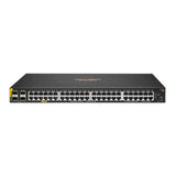 HPE ARUBA 6100 48G SWITCH GESTITO L3 48 x 10/100/1000 (PoE+) + 4 x 1 Gigabit / 10 Gigabit SFP+ PoE+ (370 W) MONTABILE SU RACK