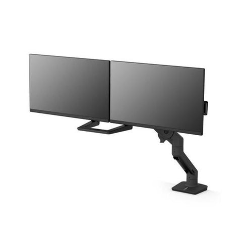 Ergotron HX Series 45-476-224 Supporti a parete per TV 81,3 cm [32] Scrivania Nero (HX DUAL MONITOR ARM IN SCHWARZ - TISCHHALTERUNG FUER MONITORE BIS)
