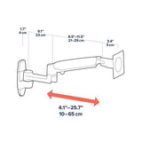 Ergotron LX Series LX Wall Monitor Arm 86,4 cm [34] Parete Bianco (LX WALL MOUNT LCD ARM - BRIGHT WHITE)