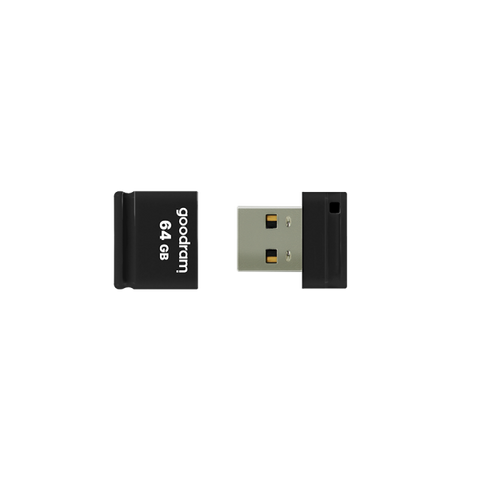 PENDRIVE GOODRAM UPI2 64GB USB MINI 2.0 BLK - RETAIL BLISTER