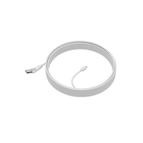 Logitech 952-000047 accessorio per videoconferenza Bianco (Logitech Webcam RALLY MIC POD CABLE Expension 10m 10 m)