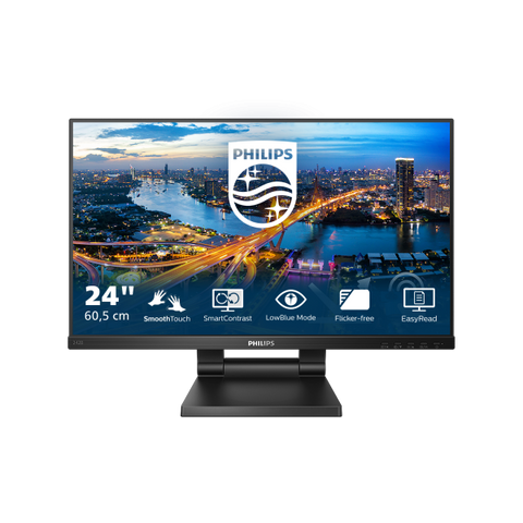 MONITOR PHILIPS B LINE 242B1TC 23.8" LED FULL HD TOUCH SCREEN 75Hz 4ms HDMI VGA DISPLAYORT