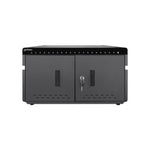 Manhattan 715959 portable device management cart& cabinet Armadio per la gestione dei dispositivi portatili Nero (CHARGING CABINET [X20] - 360W-USB-C PORTS 3A/18W PER PORT)