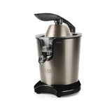 Black & Decker BXCJ350E Centrifuga spremiagrumi 350 W Nero, Acciaio inossidabile