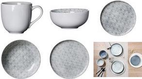 Ritzenhoff & Breker Schale PORTO, 150 mm aus Porzellan, splmaschinenfest, mit Farbglasur, - 6 Stck (421460)