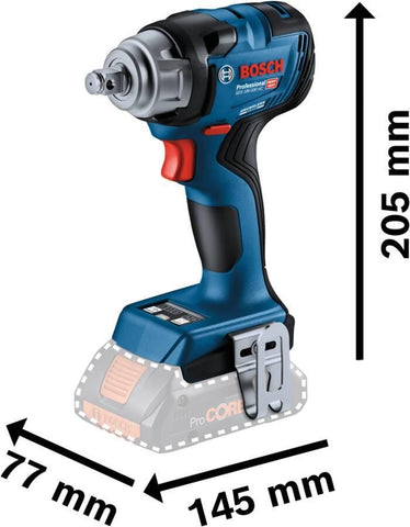 Bosch Professional GDS 18V-330 HC 06019L5002 Akku-Drehschlagschrauber 18 V Li-Ion inkl. 2. Akku, inkl. Ladegert, inkl. Koffer (06019L5002)