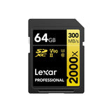 Lexar Professional 2000x 64 GB SDHC UHS-II Classe 10