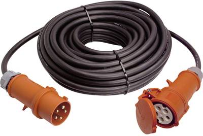as Schwabe CEE-Verlngerung 32A 400V 6h L.10m H07RN-F 5x6,0mm2 IP44 5polig m.Phasenwender (61038)
